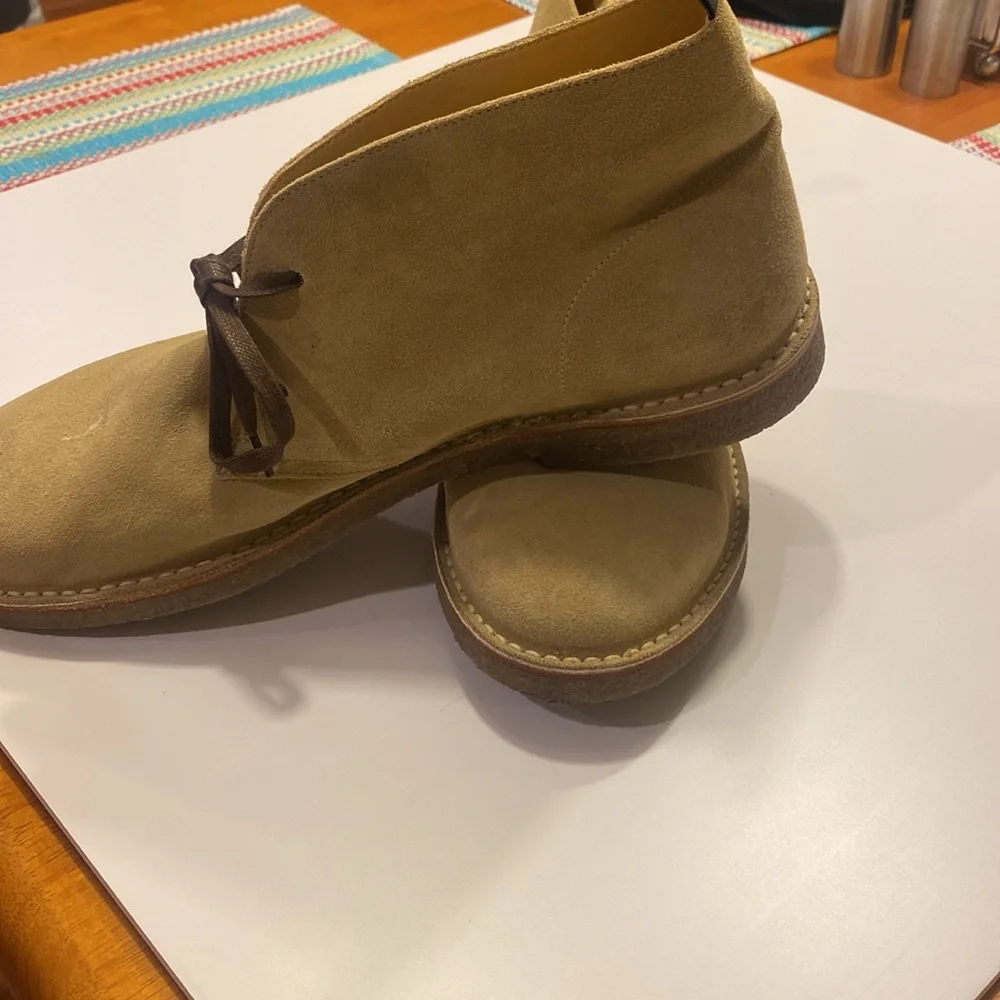 Todd Snyder Nomad Suede Boots in Tan Sz 14. NWOB